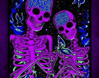 Mainline Love Blacklight Poster Pin-up Print Celestial Odyssey