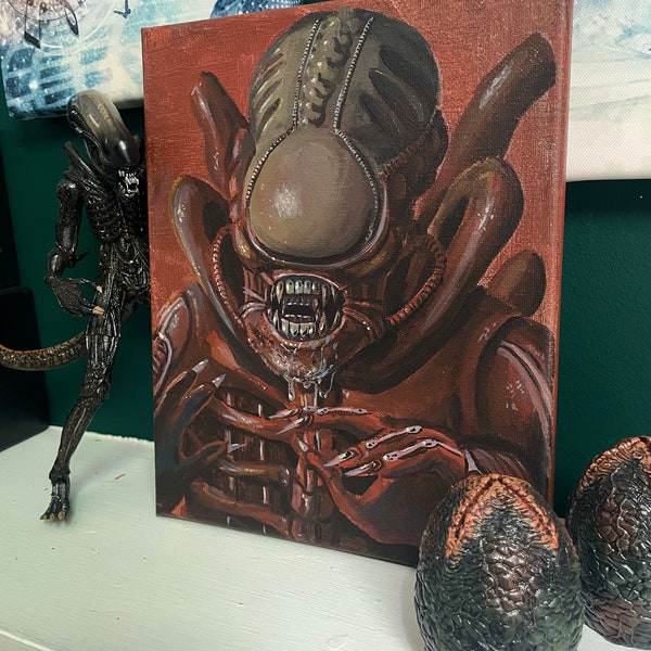 Scorpion Alien - Original Acrylic Xenomorph Painting