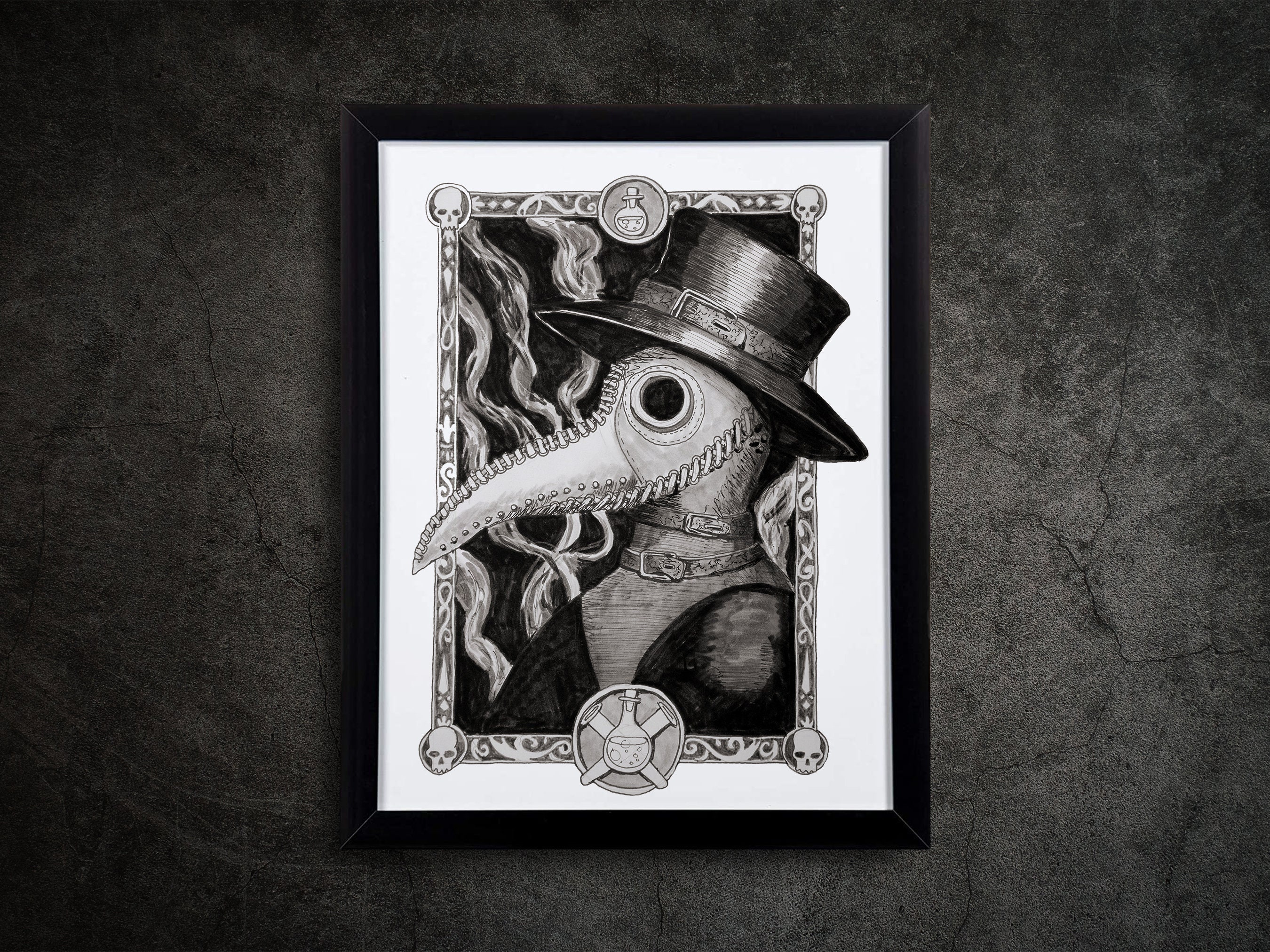 Copy of SCP Foundation Plague Doctor  Poster for Sale by Yu-u-Ta