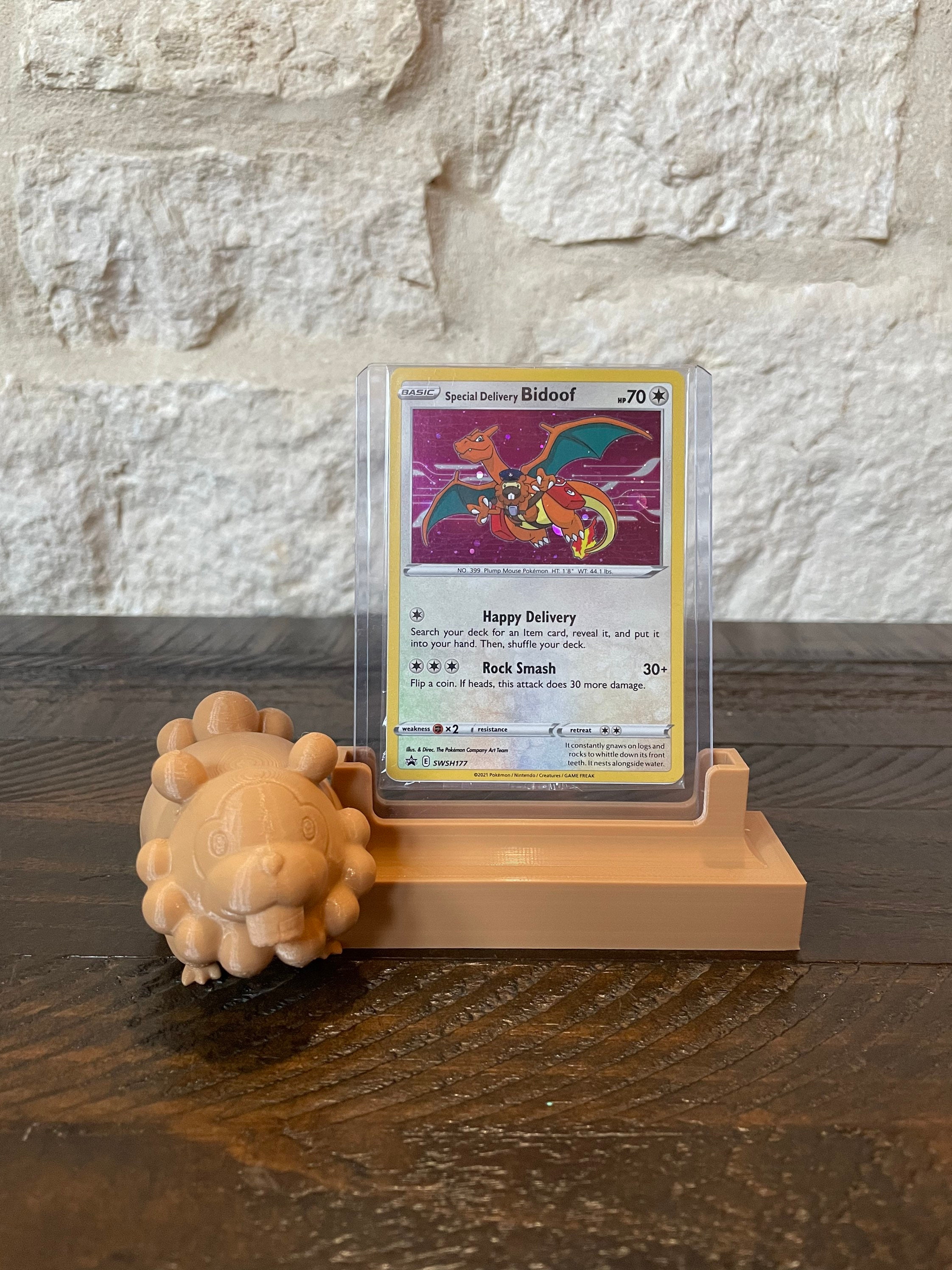 Bidoof 3D Printed Graded Card Stand - Etsy Sweden