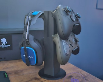 Universal Controller Tower | Controller Stand | Headphone Hanger