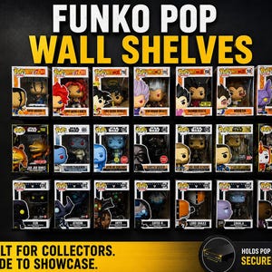 Funko Pop Shelf with Command Strips
