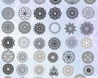 Download Mandala Svg File Etsy