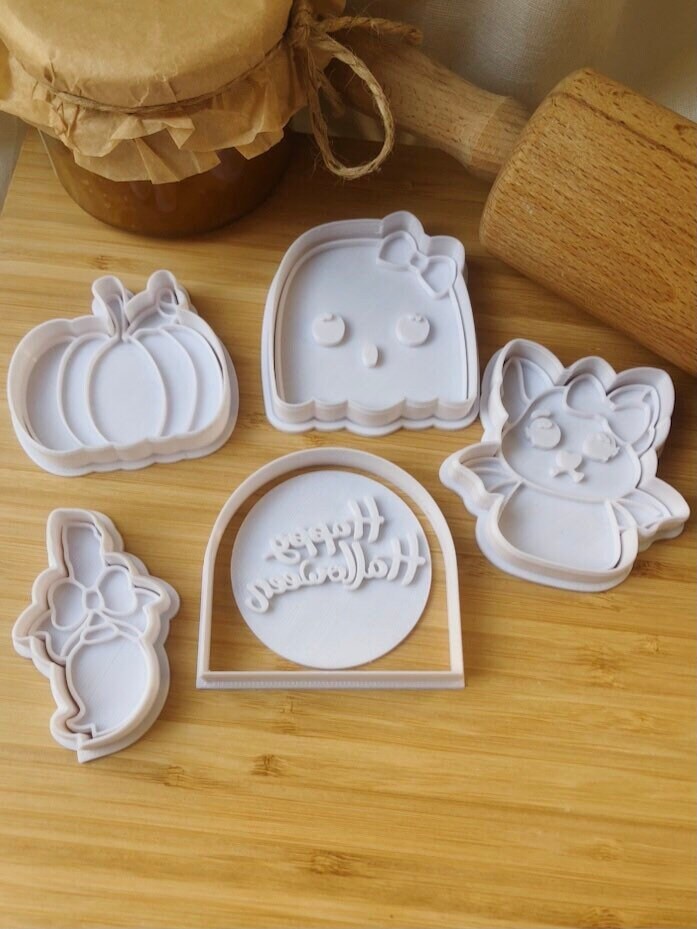 Halloween - Cookie Cutters for Cookies and Fondant - Ghost Skeleton G…