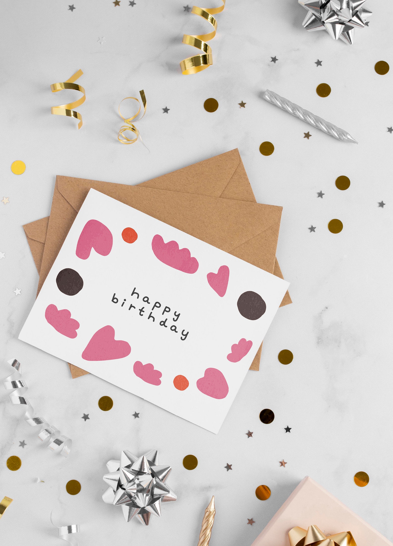 Printable Pink birthday card birthday card digital birthday | Etsy