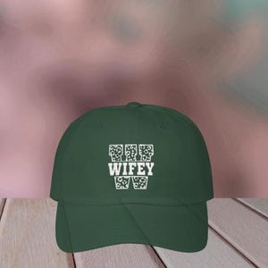Embroidered Wifey Hat, Wife Varsity Cap, Wedding Shower Hat, Bridal Shower Gift, Wifey Cap, Bride-to-Be Accessory, Bachelorette Party Hat