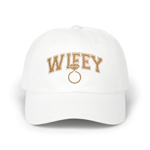 Embroidered Wifey Hat, Wife Classic Cap, Wedding Shower Hat, Bridal Shower Gift, Wifey Cap, Bride-to-Be Accessory, Bachelorette Party Hat