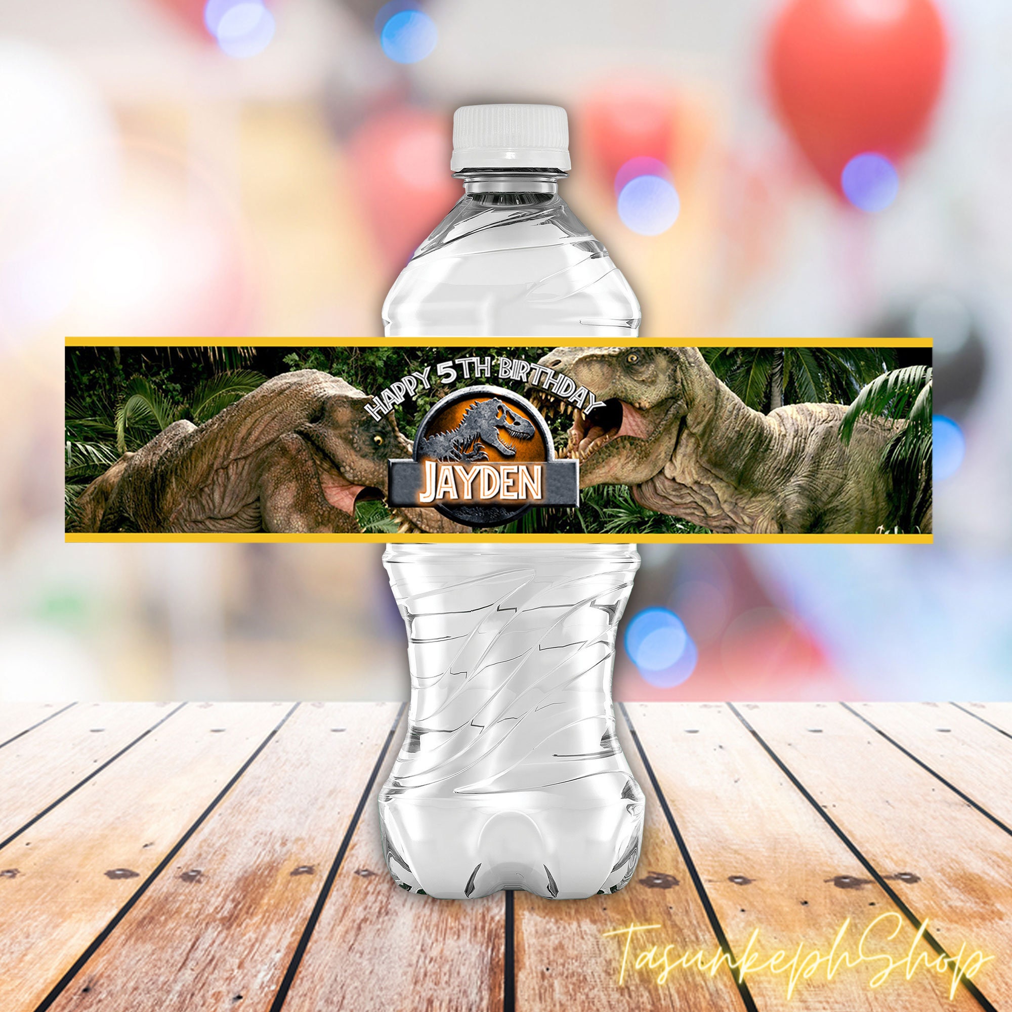 Jurassic World Water Bottle Labels Printable Jurassic Park Etsy Canada