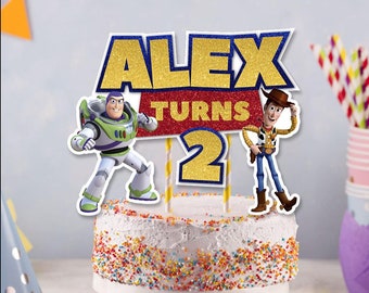 Printable Toy Story Cake Topper, Toy Story 4 Birthday Party Cake Topper, Birthday Party for Kids, Toy Story Cake Decoration, Toy Story Party
