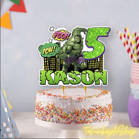 Hulk Smash Cake Topper - Etsy