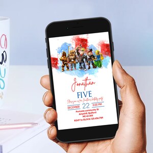 Printable Personalized Video Game Invitation, Printable Birthday Party ...