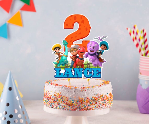 Printable Personalized Dino Ranch Cake Topper Dino Ranch -  Portugal
