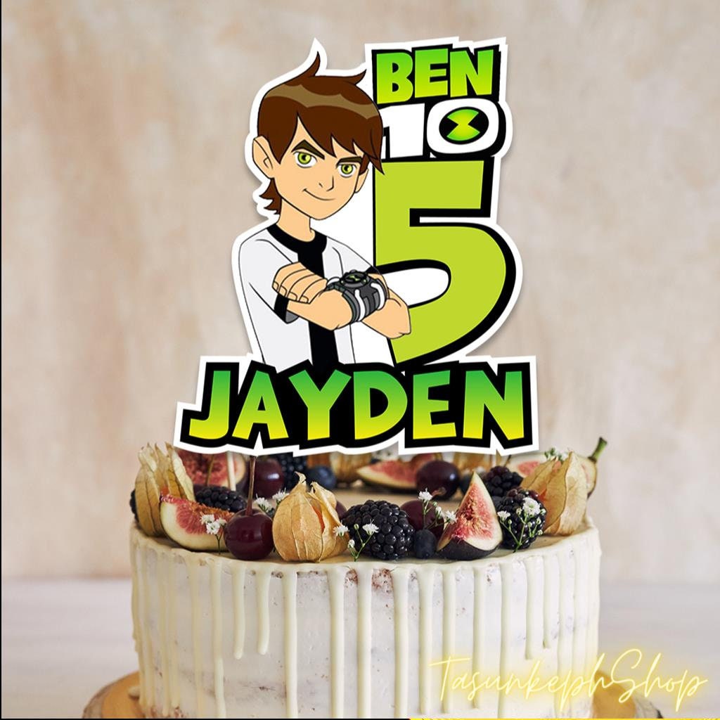 Personalized Ben 10 Cake Topper Ben 10 Birthday Ben 10 - Etsy Personalized Ben 10 Cake Topper Ben 10 Birthday Ben 10 - Etsy