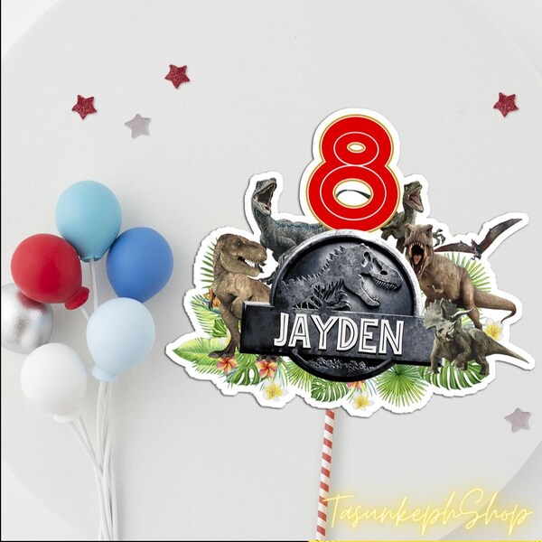 Jurassic World Birthday Cake Topper Etsy jurassic-world-birthday-cake-topper-etsy