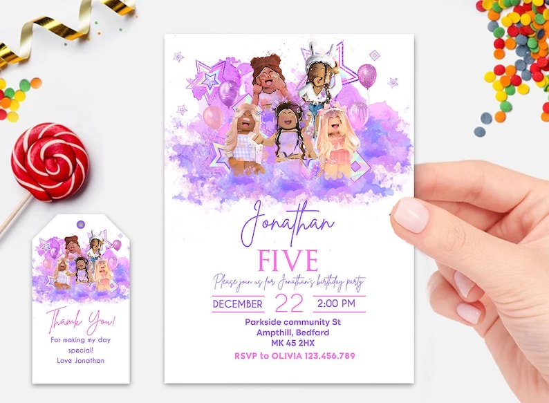 Printable Personalized Video Game Invitation Printable Etsy