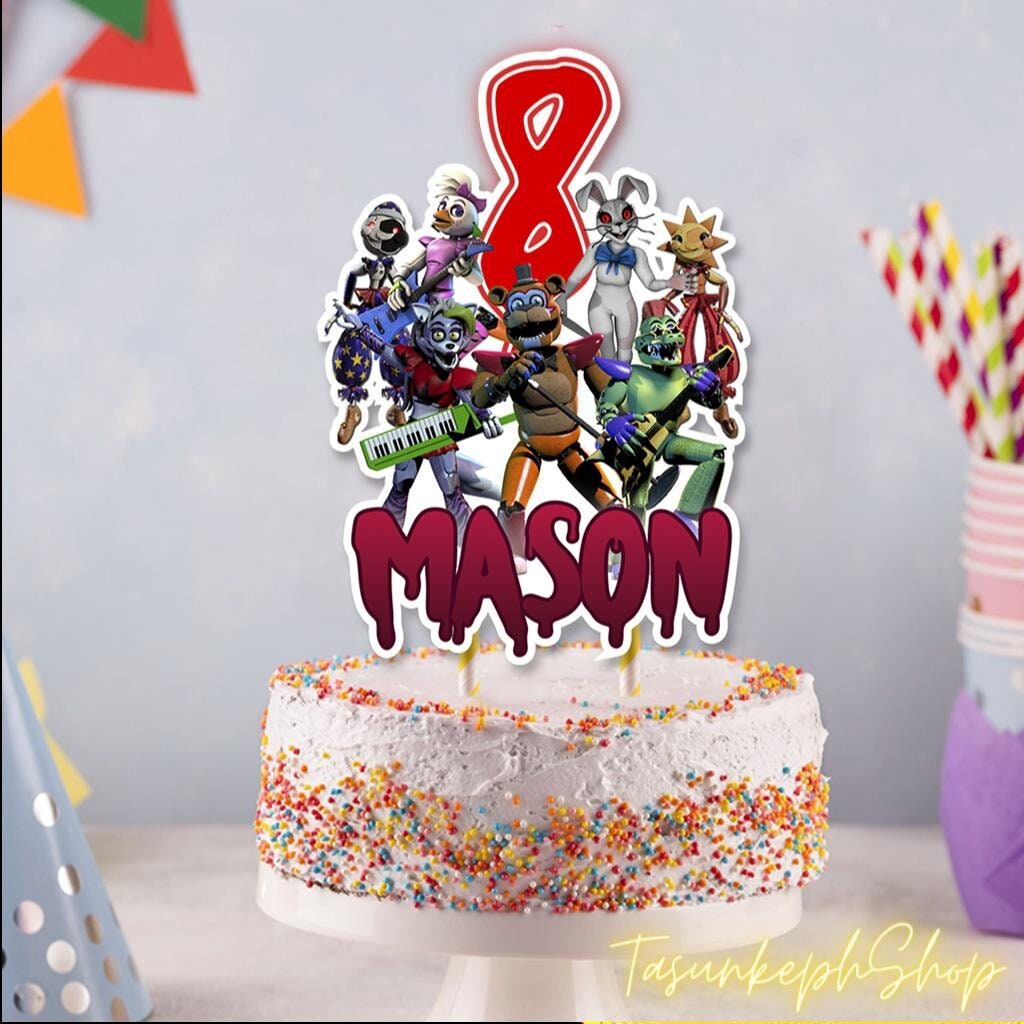 Five Nights at Freddy's Freddy Fazbear Edible Cake Topper Image ABPID0 – A  Birthday Place