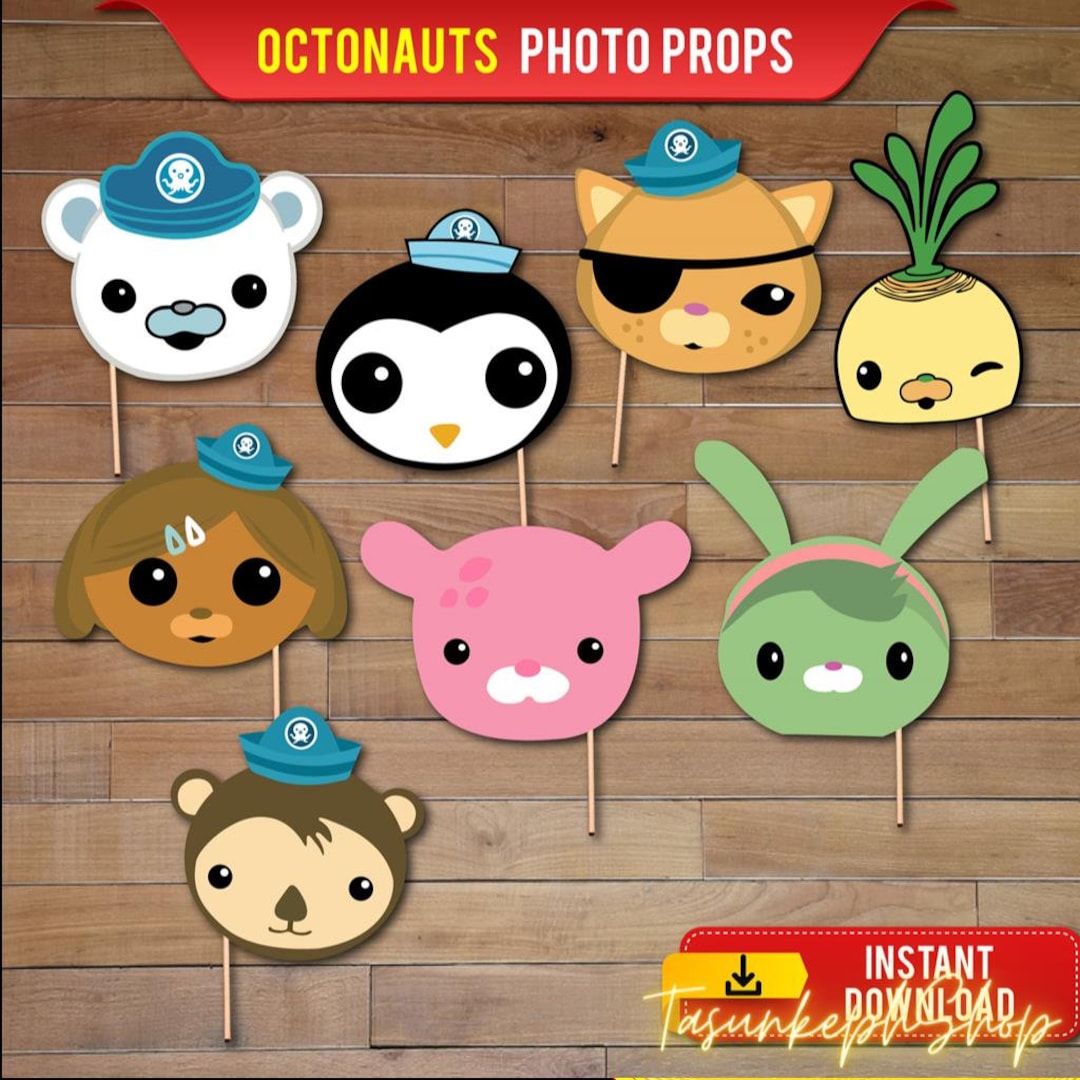 Printable Octonauts Photo Props Images for Octonauts - Etsy