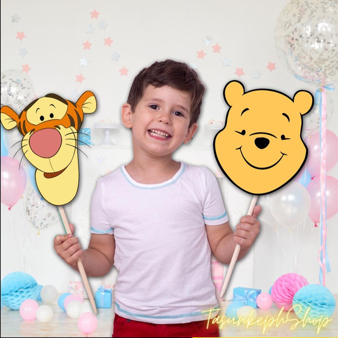 Printable Winnie the Pooh Photo Props Custom Winnie the Pooh - Etsy