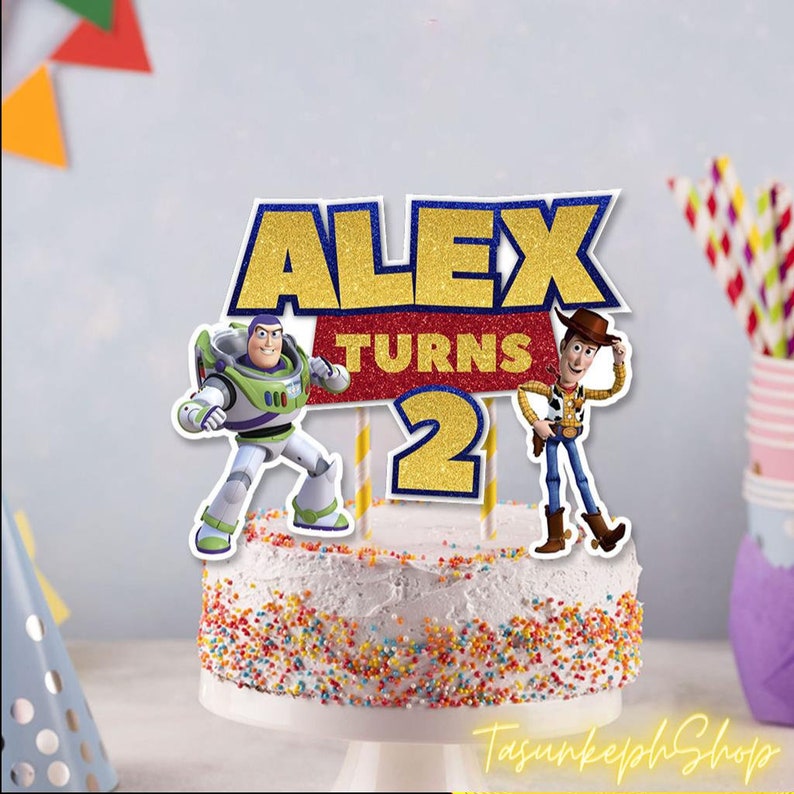 Printable Personalized Toy Story Cake Topper Birthday Cake Etsy Australia
