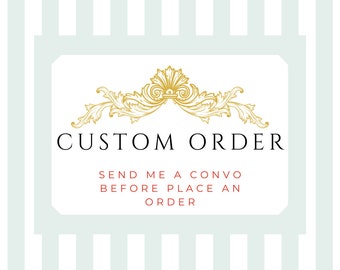Printable File Custom Order