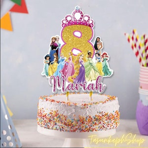 Personalisierte Prinzessin Cake Topper, Prinzessin Birthday, Prinzessin Party, Prinzessin, Prinzessin Cake Topper
