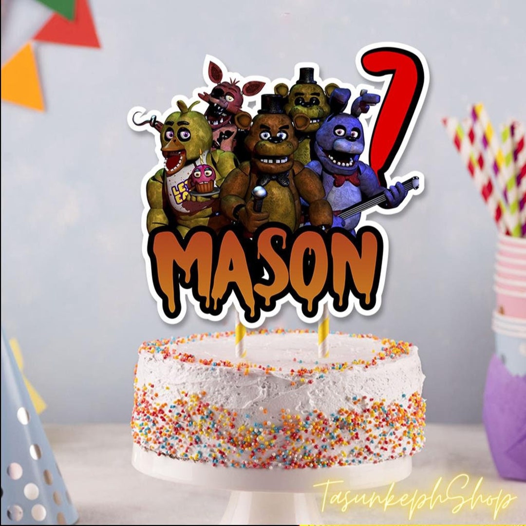 Five Nights At Freddys FNAF C1 Cake Topper Centerpiece Birthday Party –  Cakecery