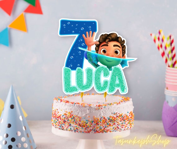 Printable Personalized Luca Cake Topper, Luca Cake Topper Luca Birthday  Party Custom Cake Toppe, Luca Birthday Banner, Digital Download 