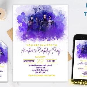 Disney Descendants 2 Party Supplies – Easy Cake Walk