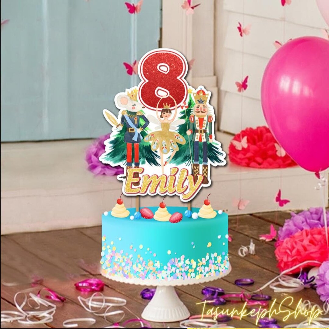 Printable Nutcracker Cake Topper, Nutcracker Centerpieces Land of ...