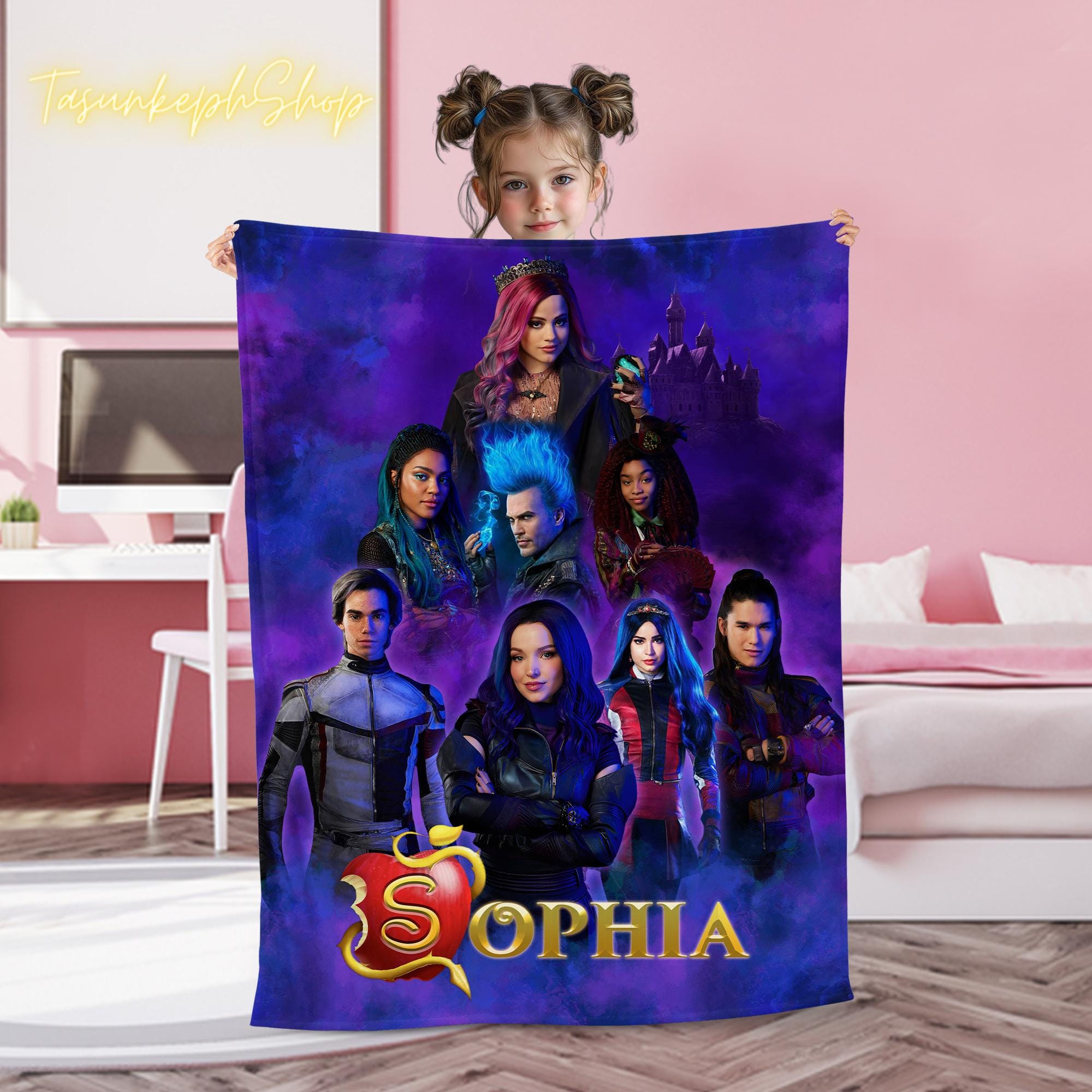 Descendants Blanket - Etsy