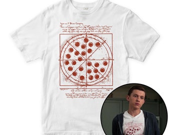 Tom Holland Rolig Pizza T-shirt, Spider-Man T-shirt, Herr Dam Alla Storlekar (SPD-79010)