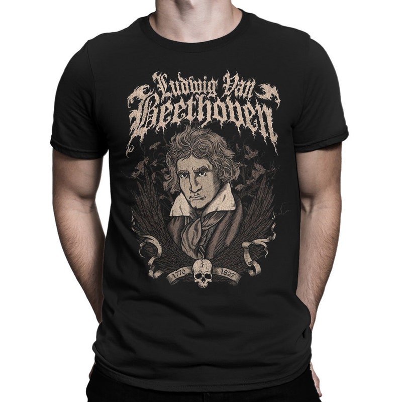 T-shirt Masada Classica – Beethoven – Black | Masada Milano e Circolo Amelia