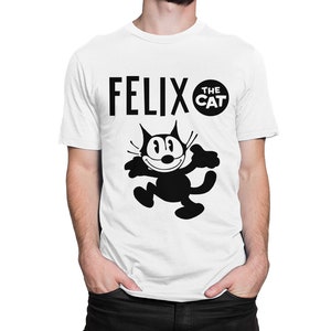 Felix the Cat T-Shirt, 100% Cotton Shirt, Men's Women's All Sizes (mw-152)