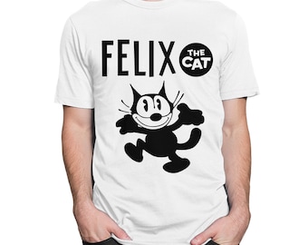 Felix the Cat T-Shirt, 100% Cotton Shirt, Men's Women's All Sizes (mw-152)