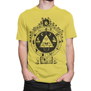 Camiseta con el dibujo de Bill Cipher de Gravity Falls, para hombre y mujer, en todos los tamaños (mw-207)