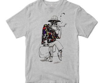 Camiseta con el arte "Miedo y asco en Las Vegas", de Hunter S. Thompson (mw-120)