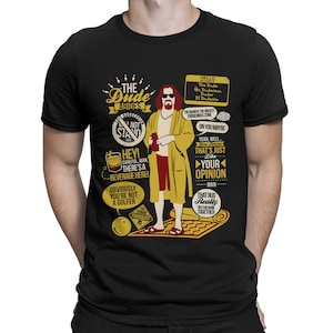Camiseta con frases de El Gran Lebowski, para hombre y mujer, todas las tallas (mw-353)
