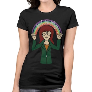 Maglietta Daria I Hate Everybody, maglietta Daria Morgendorffer, taglie da uomo e da donna (mw-198)