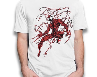 Camiseta Carnage Symbiote, camisa 100% algodón, todas las tallas para hombre y mujer (mw-403)