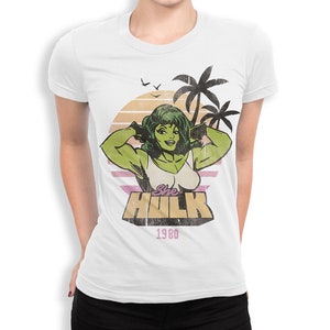 She-Hulk Vintage T-Shirt, Avengers Shirt, Men's Women's All Sizes (mw-342)