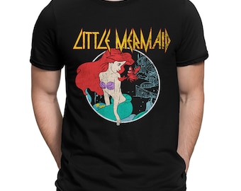 The Little Mermaid Heavy Metal T-Shirt, Men's Women's All Sizes (mw-145)