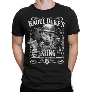 Camiseta Singapore Sling de Raoul Duke, camiseta de Miedo y asco en Las Vegas, para hombre y mujer, todos los talles (mw-364)