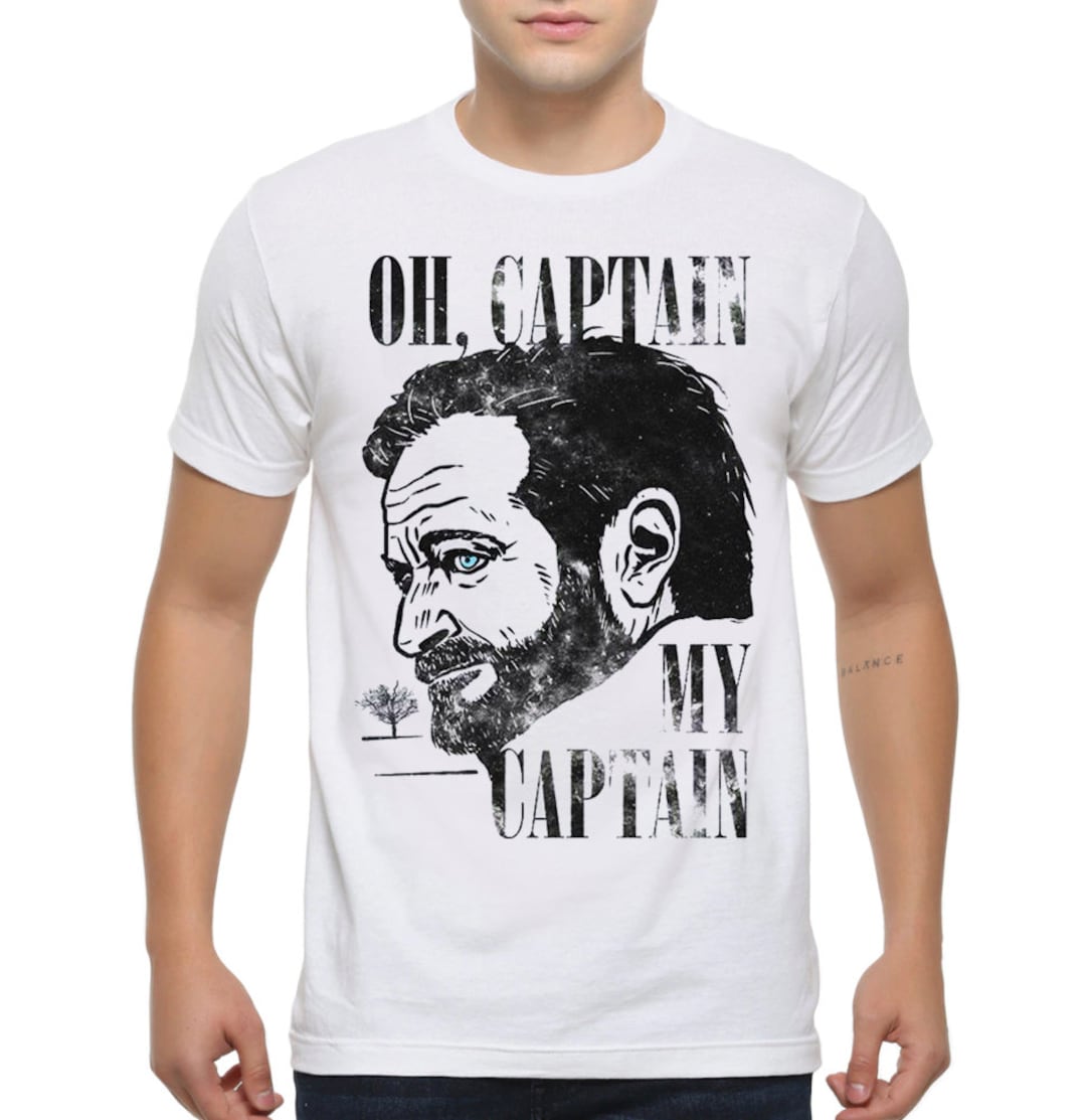Robin Williams T-shirt, Dead Poets Society, Oh Captain My Captain