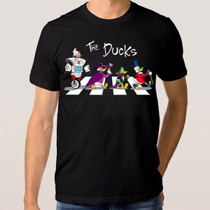 Camiseta de Abbey Road de DuckTales, camiseta de Darkwing Duck y Scrooge McDuck, para hombre y mujer, todas las tallas (mw-380)