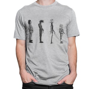 T-shirt Tim Burton Darkhorse Deluxe - Taille S Blanc - Occasion Très Bon état - Rare