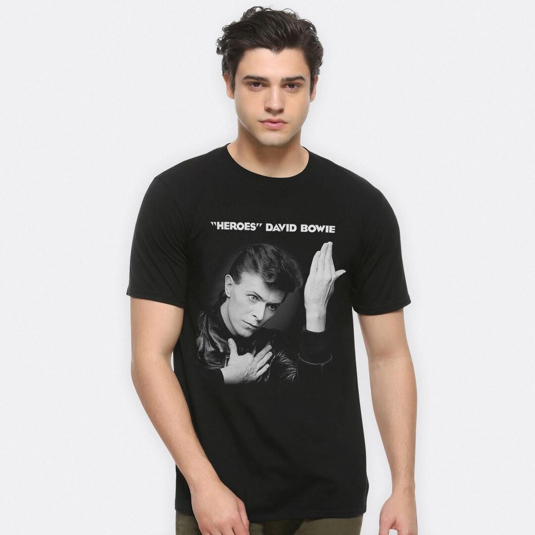 David Bowie Heroes T-shirt, Men's Women's All Sizes (mw-333) - Etsy