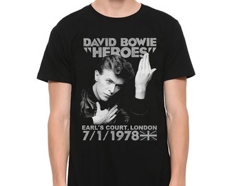 David Bowie Heroes 1978 T-Shirt, Men's Women's All Sizes (mw-132)
