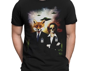 The X-Files Mulder and Scully Funny T-Shirt, Men's Women's All Sizes (mw-391)