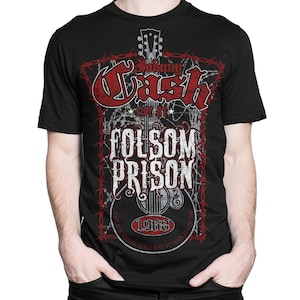 Johnny Cash Live At Folsom Prison T-Shirt, Men&#39;s Women&#39;s All Sizes (mw-327)