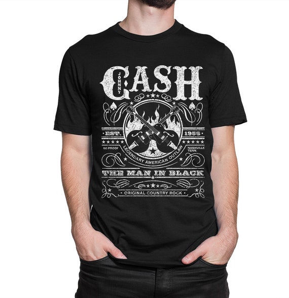 ジョニー・キャッシュ Tシャツ 黒 Tシャツ メンズ 半袖 JOHNNY CASH ジョニー・キャッシュ